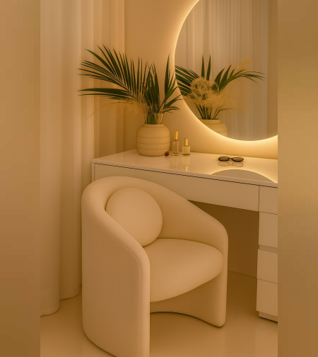 כיסא בוקלה בעיצוב מודרני צבע אופוויט