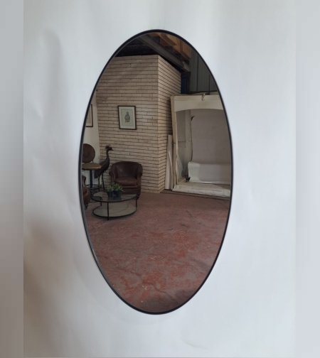 מראה אליפסה 80/45 צבע שחור