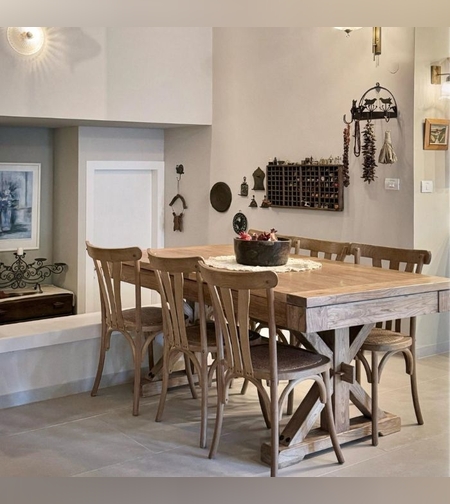 Malawi שולחן אוכל רגל איקס 180