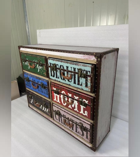 מזוודות 6 מגירות -דגם וינטאג