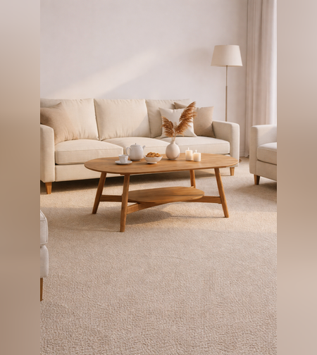 שולחן סלון מעוצב מעץ מנגו טבעי דגם 1701