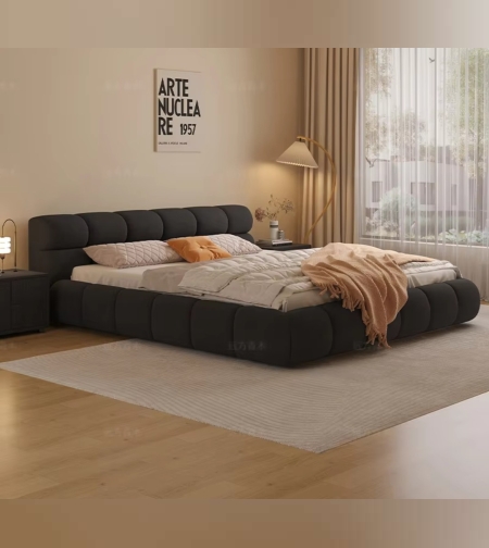 מיטת מפוארת שחורה- דגם טוי