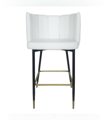 כסא בר מונרו-לבן