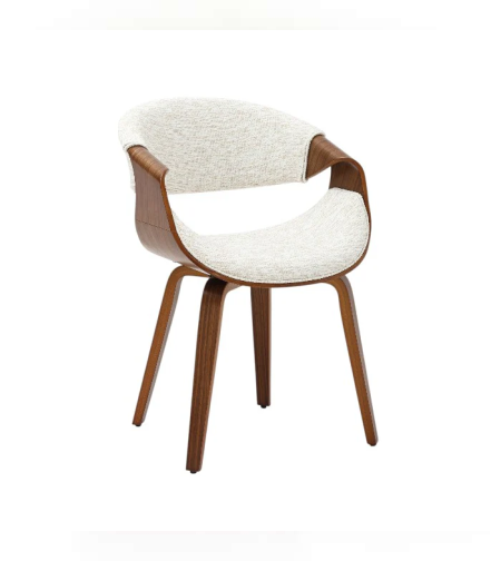 כיסא ניקולסון בגוון בהיר. כיסא אירוח אלגנטי