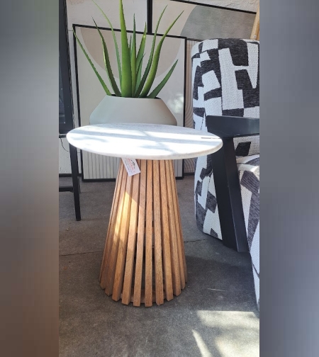 שולחן צד גימס שיש קטן