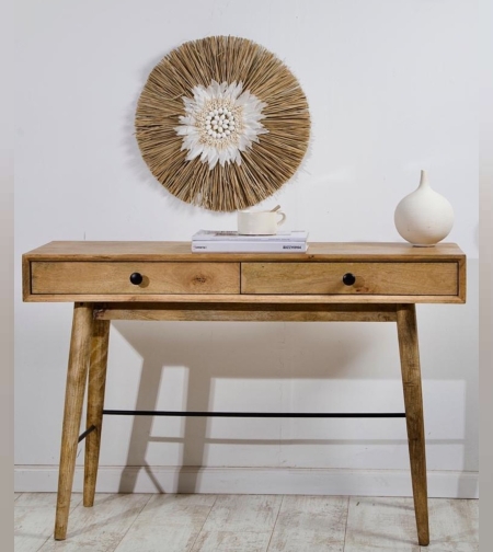 קונסולה עץ מנגו