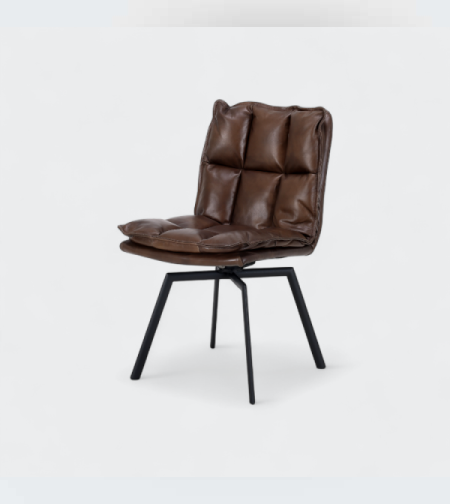 כיסא משרד עור טרנטינו חום