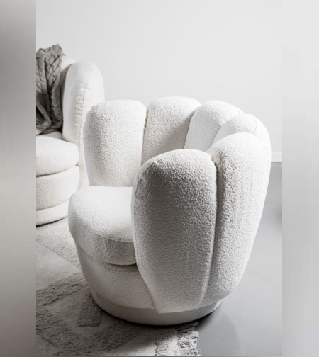 כורסאת לטיסה לבנה