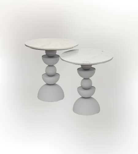 AMR סט שולחנות במה שיש