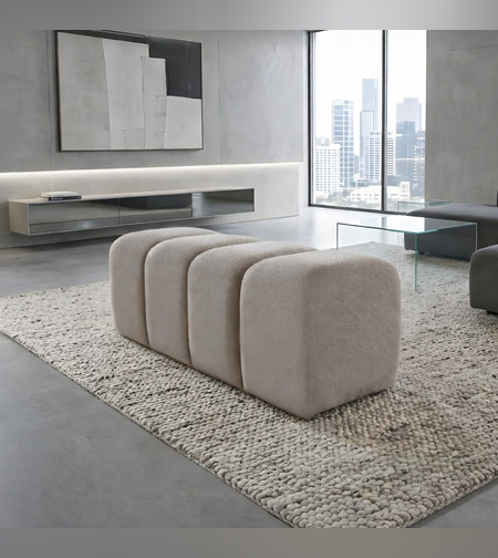 ספסל פופי בוקלה יוקרתי דגם BRI