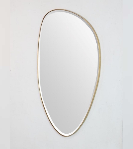 מראה אסימטרי טיפה בראס 80/45 ס”מ