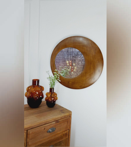 מראה עץ מלא sapir