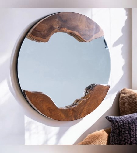 מראה עגולה דגם עולם