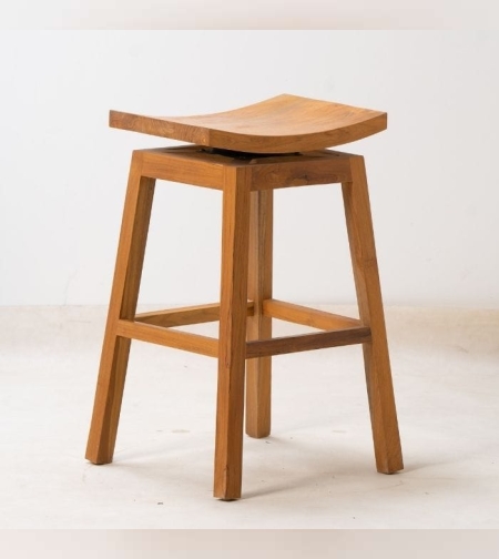 Tores כסא בר מעץ טיק