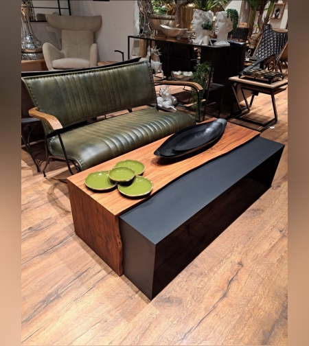 סט שולחנות מעץ מלא אקסיה