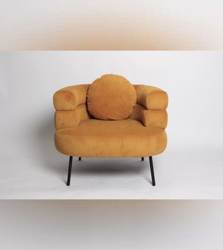 כורסא מקסימה בוקלה/קורדוויי כאמל