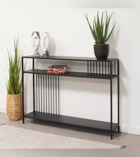קונסולה מתכת שחורה