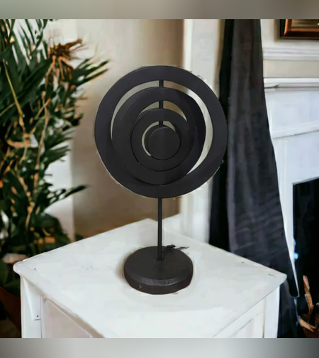 פסל עץ טבעות אלמנטו