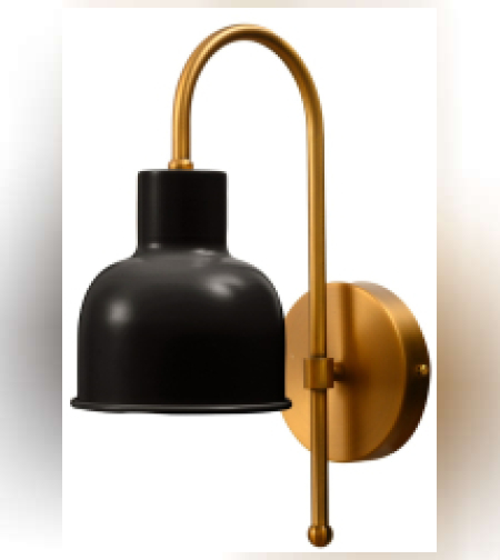 זרוע פעמון שחור - מידות גובה 32 קוטר 20