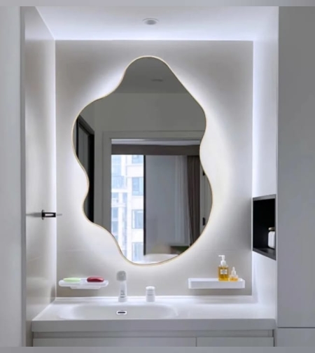 מראה אמורפית בלגית מוארת