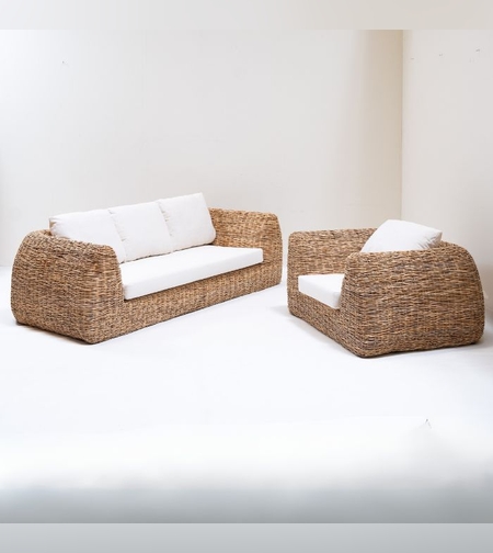 Tanja סט ישיבה מראטן טבעי