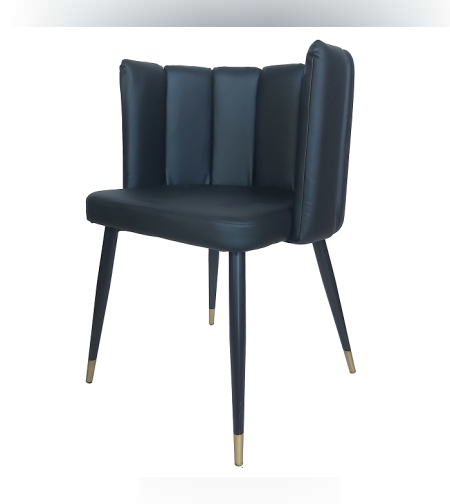 כסא לפינת אוכל מונרו-שחור