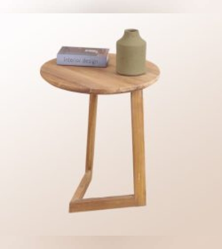 שולחן צד מעץ טיק n d.v