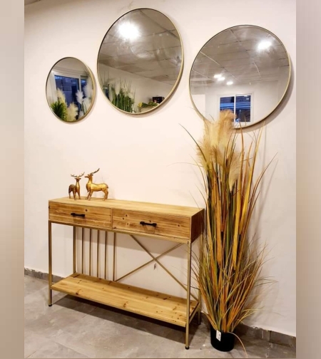 קונסולה עץ מלא