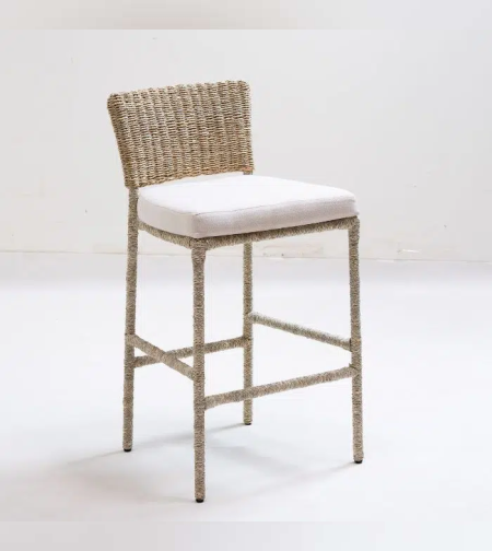 Lesio כסא בר ראטן וברזל