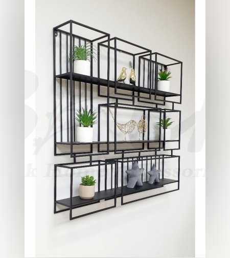 נישת מדפים מרובעת 7 מדפים 98/15/92