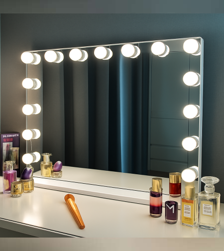 מראת הוליווד מלבנית 110/80