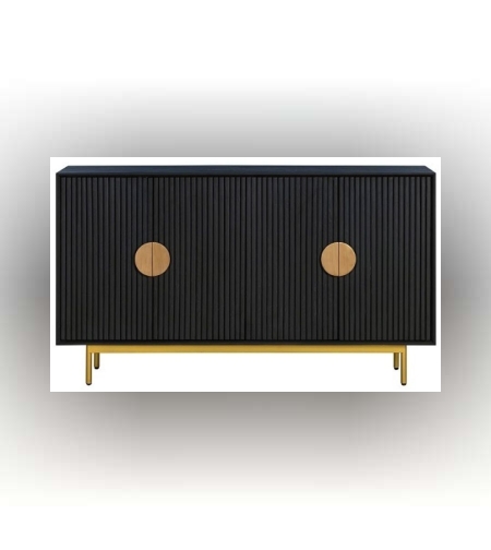 מזנון “טורי” 4 דלתות שחור 160/40/90 ס”מ