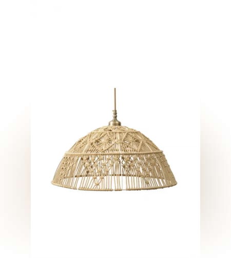 מנורת מקרמה קרם