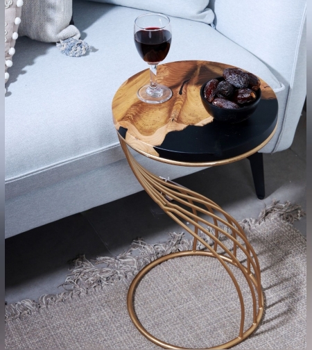 שולחן צד / נשכן דגם בשן