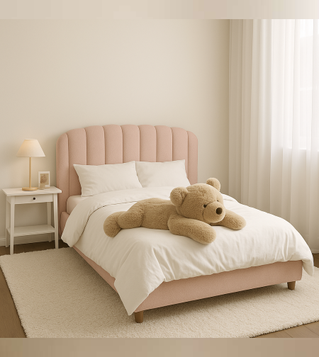 מיטה וחצי בעיצוב מודרני ורך – דגם גאיה