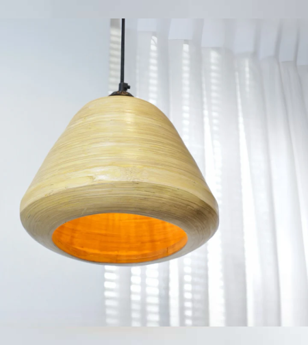 אהיל מעוצב מבמבוק דגם נוי