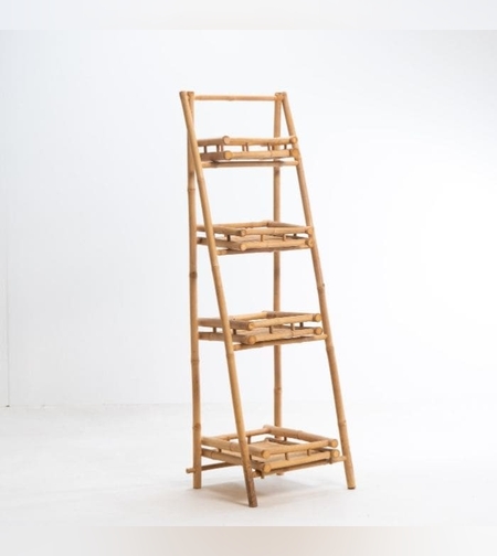 Kora סולם מדפים מבמבוק