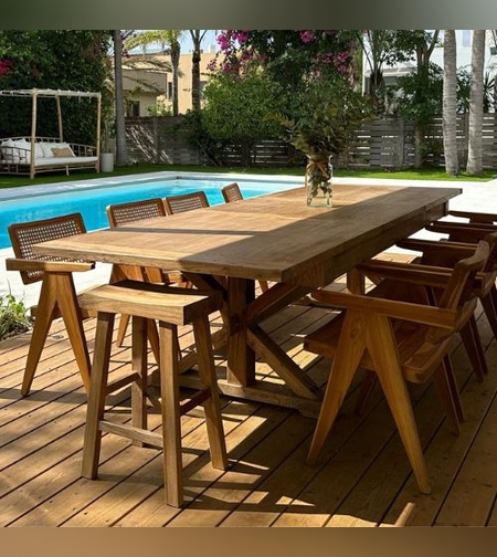 Malawi שולחן אוכל רגל איקס 220 ס