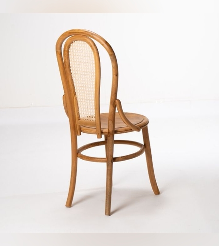 Ricardo כסא אוכל מעץ טיק