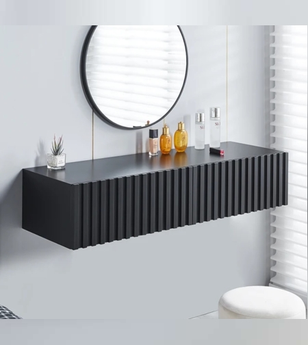 קונסולה שחורה מרחפת לפי מידות