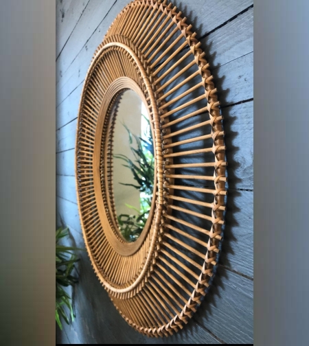 מראת ראטן קוטר 80