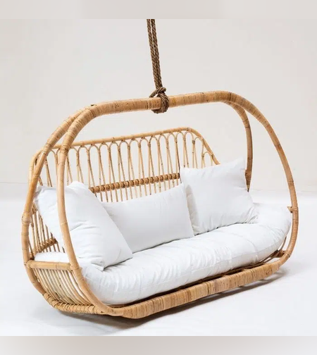 Dagmar נדנדה זוגית לתלייה מבמבוק