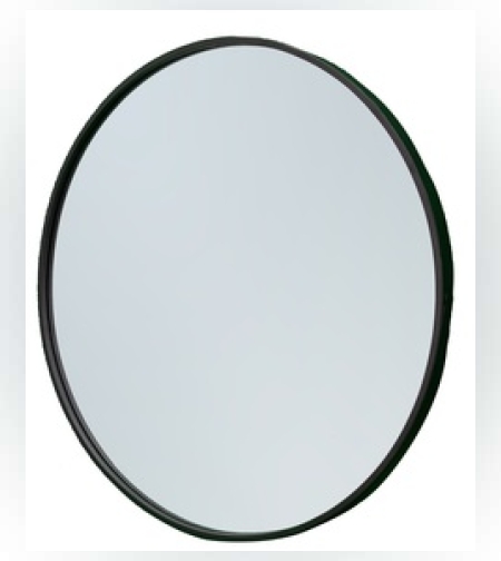 מראה עגולה שחורה קוטר 90