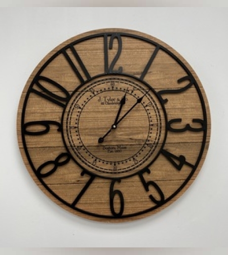 שעון. קיר- דגם חבל