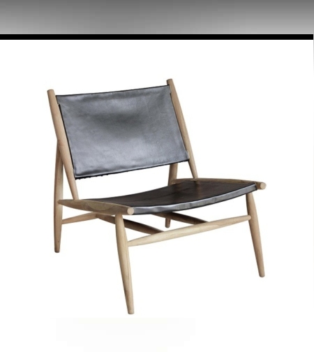 כורסאת עור ויסוני שחור