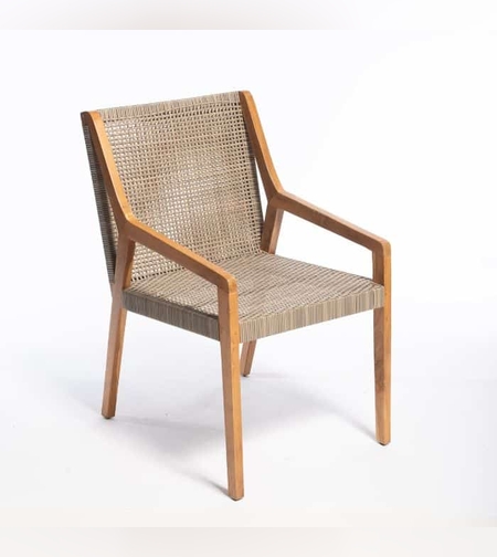 Louis כורסא מעוצבת מראטן סינטטי