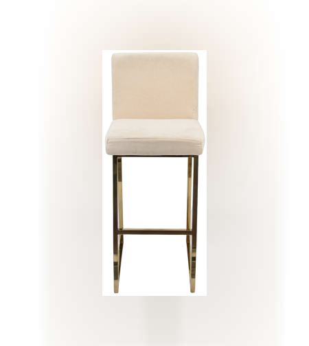 כסא בר דגם סטאר -שמנת