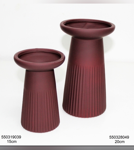 זוג אגרטלים צבע סגול