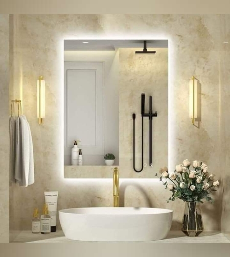 מראה עם לד גודל 100/100