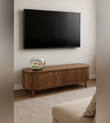 מזנון מעץ מנגו